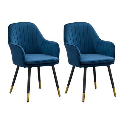 Metal Kitchen Dining Armchairs Contemporary Upholstered Chair