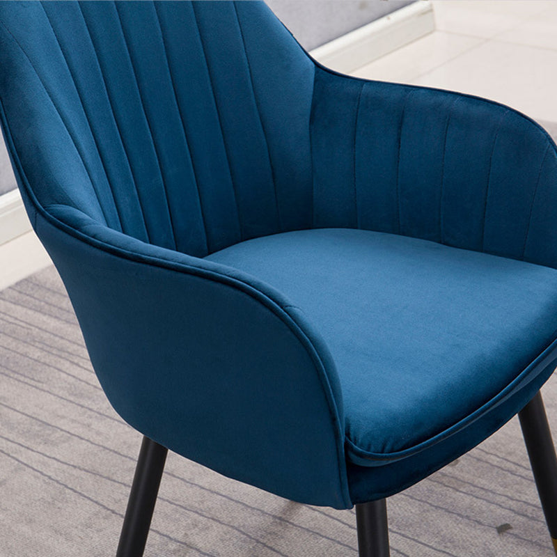 Metal Kitchen Dining Armchairs Contemporary Upholstered Chair