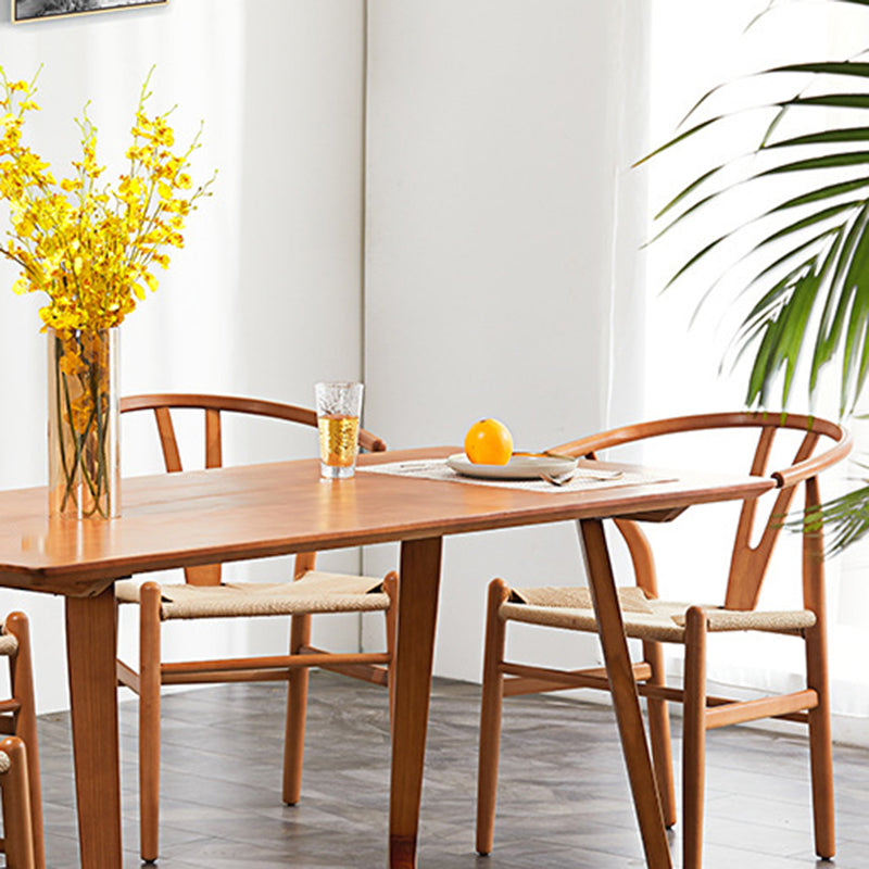 伝統的なキッチンダイニングチェアソリッドウッドアームダイニングチェア