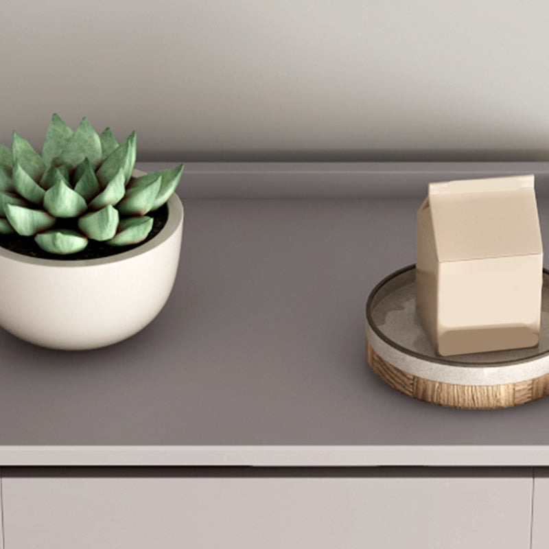 Moderno porte di vetro server 2 cassetti cassetti cabine sideboard con luci a LED