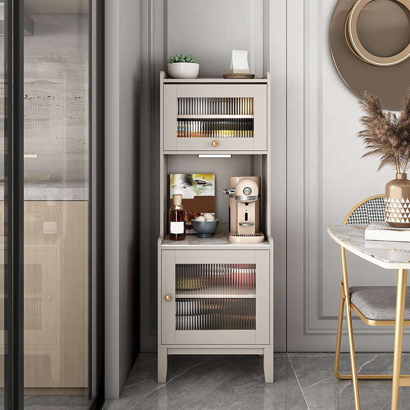 Moderni moderni mobili server server buffet sideboard con luci a LED