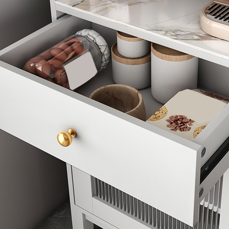 Moderni moderni mobili server server buffet sideboard con luci a LED