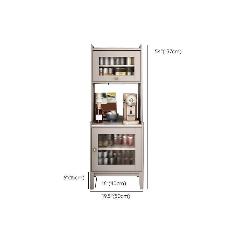 Moderni moderni mobili server server buffet sideboard con luci a LED