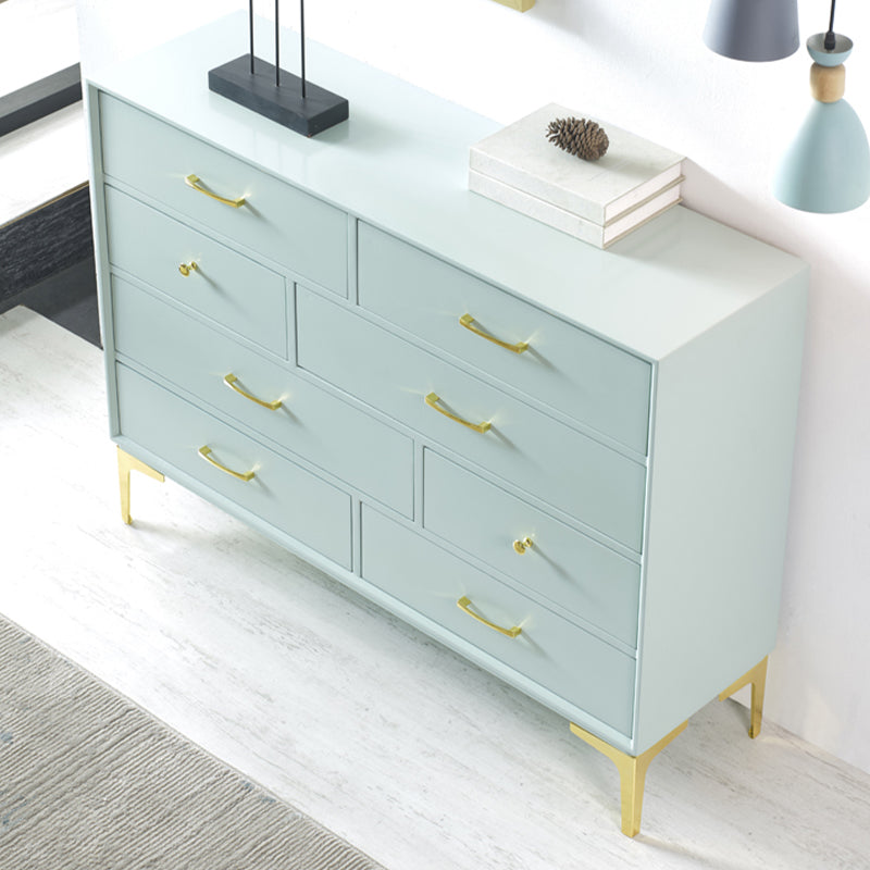 Glam Antique Finish Sideboard Engineered Wood Server with Drawers Clearhalo 'buffet_sideboard' 'Buffets & Sideboards' 'furn' 'furn_buffet_sideboard' 'Furniture' 'Kitchen & Dining Furniture' 6329859