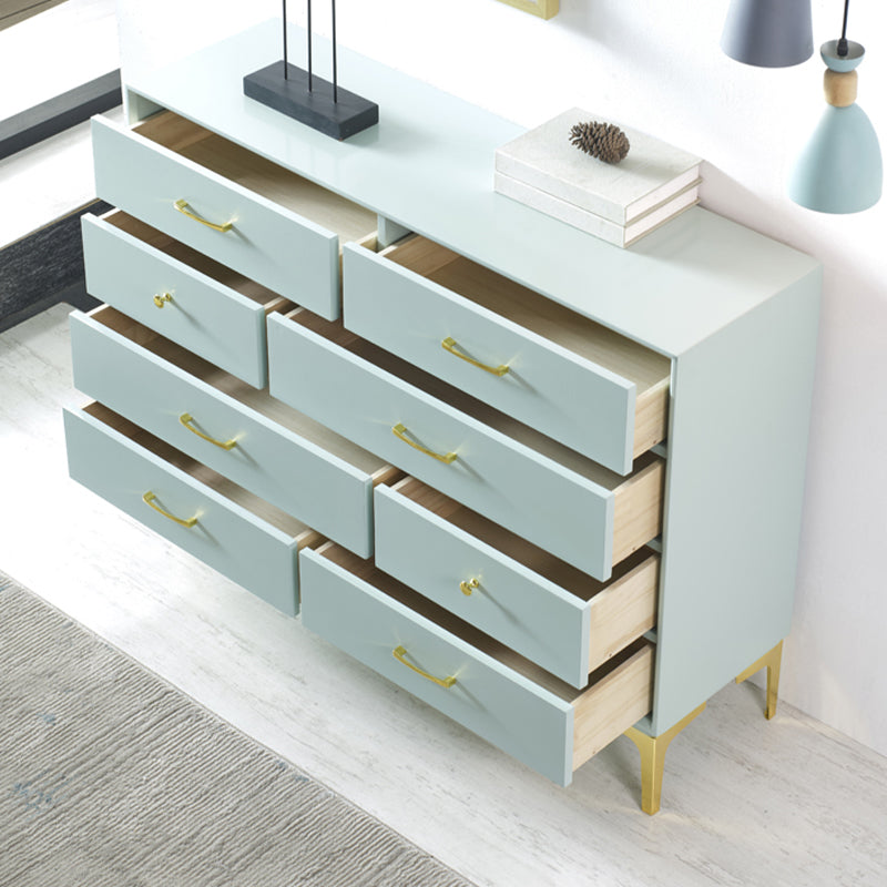 Glam Antique Finish Sideboard Engineered Wood Server with Drawers Clearhalo 'buffet_sideboard' 'Buffets & Sideboards' 'furn' 'furn_buffet_sideboard' 'Furniture' 'Kitchen & Dining Furniture' 6329861