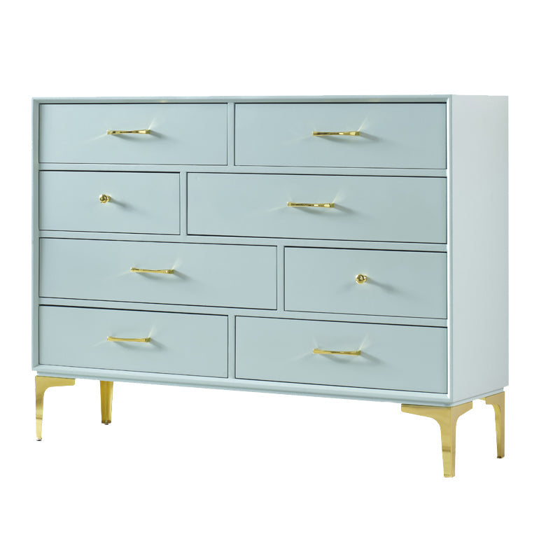 Glam Antique Finish Sideboard Engineered Wood Server with Drawers Clearhalo 'buffet_sideboard' 'Buffets & Sideboards' 'furn' 'furn_buffet_sideboard' 'Furniture' 'Kitchen & Dining Furniture' 6329864