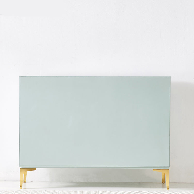 Glam Antique Finish Sideboard Engineered Wood Server with Drawers Clearhalo 'buffet_sideboard' 'Buffets & Sideboards' 'furn' 'furn_buffet_sideboard' 'Furniture' 'Kitchen & Dining Furniture' 6329873