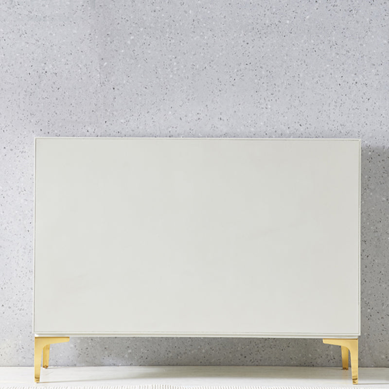 Glam Antique Finish Sideboard Engineered Wood Server with Drawers Clearhalo 'buffet_sideboard' 'Buffets & Sideboards' 'furn' 'furn_buffet_sideboard' 'Furniture' 'Kitchen & Dining Furniture' 6329874