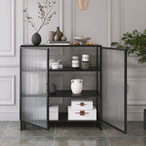 Serveur de restauration en métal moderne