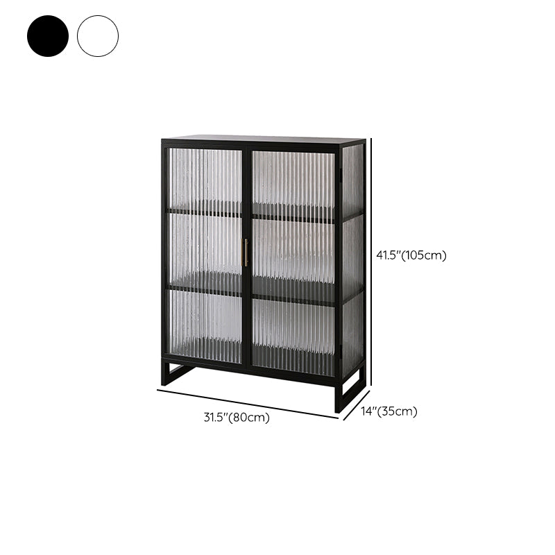 Serveur de restauration en métal moderne