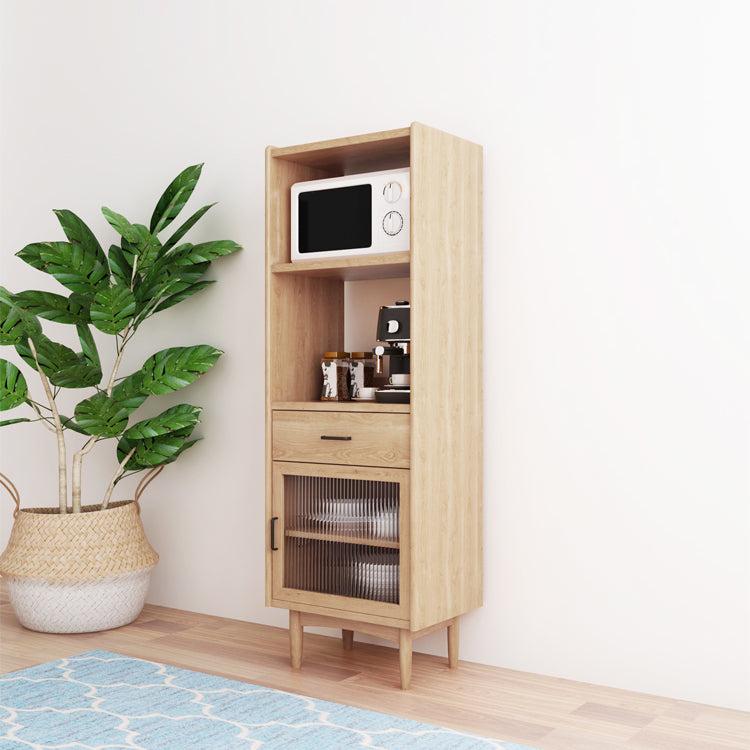 Panneau latéral en bois Modern Minimalist Home Rectangular Blubboard avec tiroirs