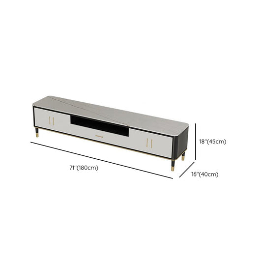 Modern TV Stand Console Open Storage Media Console TV Stand with Drawer Clearhalo 'furn' 'furn_tv_stands_entertainment_centers' 'Furniture' 'Living Room Furniture' 'TV Stands & Entertainment Centers' 'TV Stands & Media Storage Furniture' 'tv_stands_entertainment_centers' 6330129