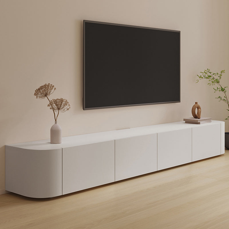 Modern Wood TV Stand Console White TV Media Stand with Drawers for Living Room 87"L x 16"W x 16.5"H Clearhalo 'furn' 'furn_tv_stands_entertainment_centers' 'Furniture' 'Living Room Furniture' 'TV Stands & Entertainment Centers' 'TV Stands & Media Storage Furniture' 'tv_stands_entertainment_centers' 6330149
