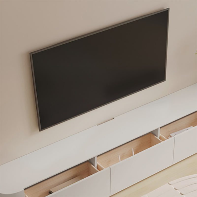 Modern Wood TV Stand Console White TV Media Stand with Drawers for Living Room Clearhalo 'furn' 'furn_tv_stands_entertainment_centers' 'Furniture' 'Living Room Furniture' 'TV Stands & Entertainment Centers' 'TV Stands & Media Storage Furniture' 'tv_stands_entertainment_centers' 6330152