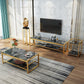 Open Storage Media Console TV Stand Stone TV Stand for Living Room Clearhalo 'furn' 'furn_tv_stands_entertainment_centers' 'Furniture' 'Living Room Furniture' 'TV Stands & Entertainment Centers' 'TV Stands & Media Storage Furniture' 'tv_stands_entertainment_centers' 6330219