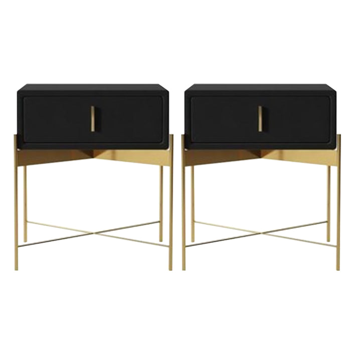 Comodino da letto metallico moderno comodino minimalista con gambe