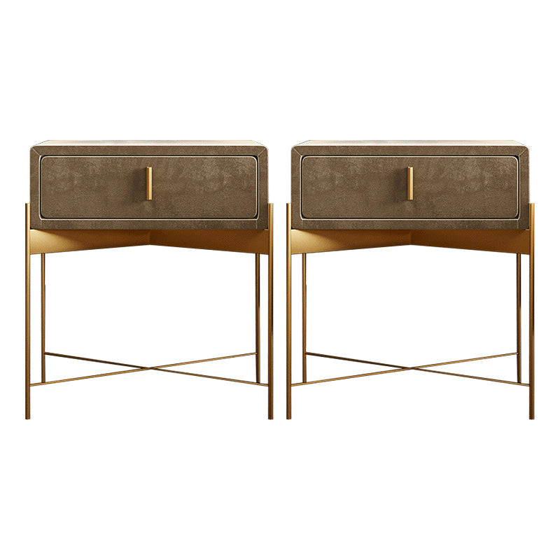 Comodino da letto metallico moderno comodino minimalista con gambe