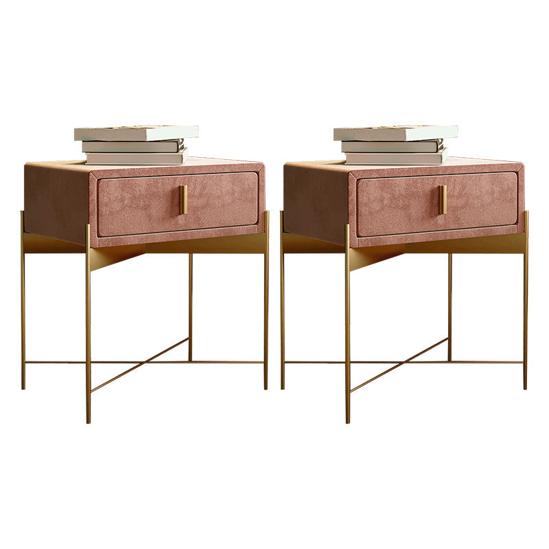 Comodino da letto metallico moderno comodino minimalista con gambe