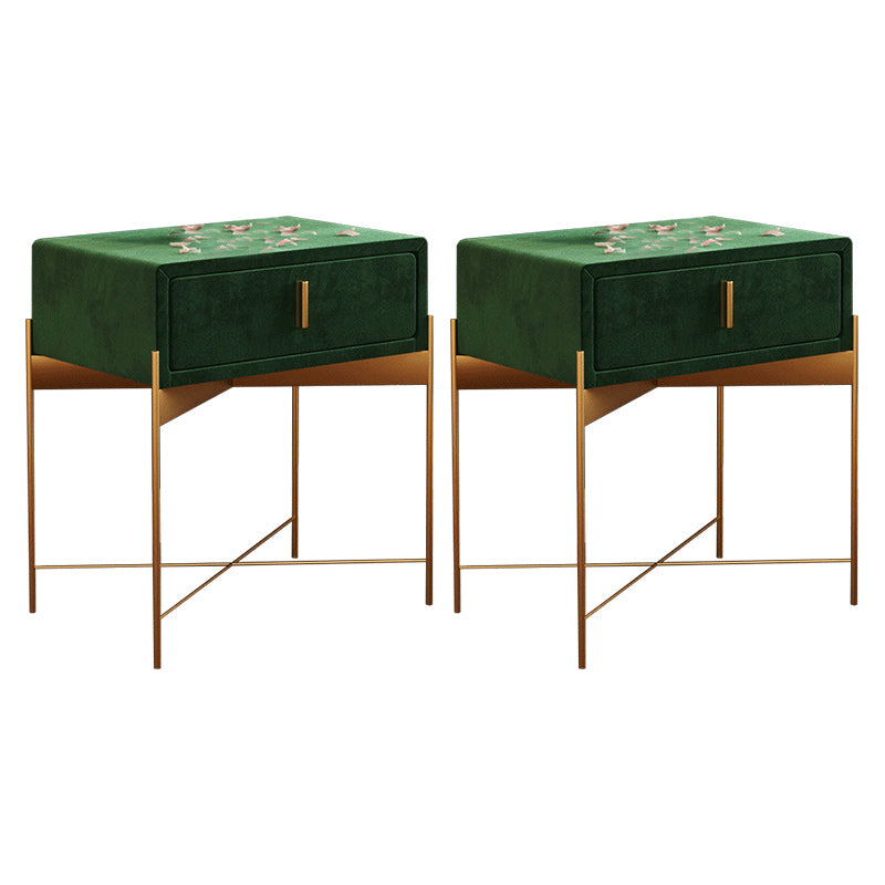 Comodino da letto metallico moderno comodino minimalista con gambe