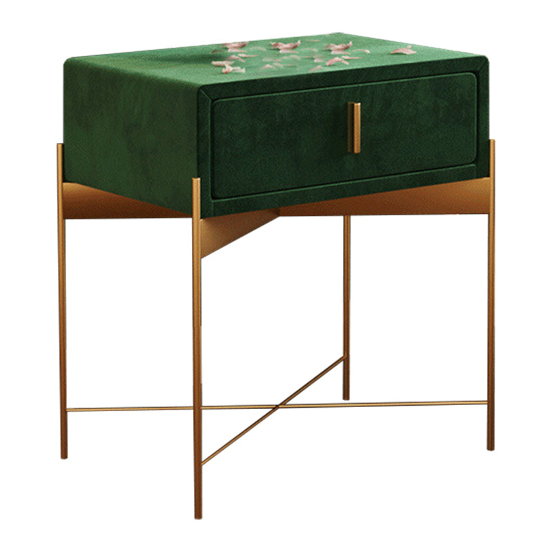 Comodino da letto metallico moderno comodino minimalista con gambe