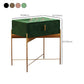 Comodino da letto metallico moderno comodino minimalista con gambe