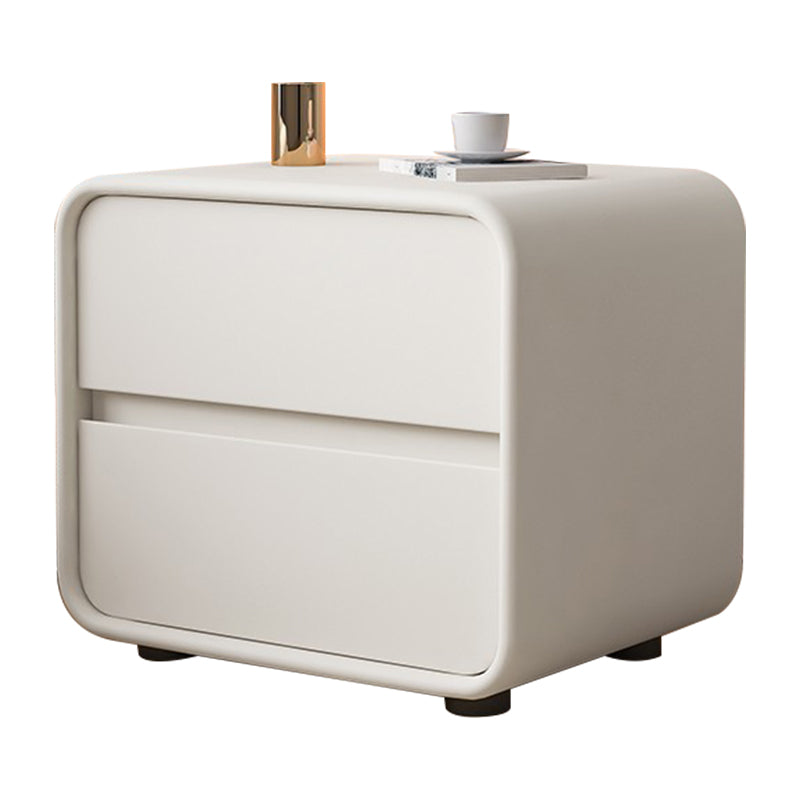 Massives Holzbett Nachttisch zeitgenössischer Nachtkabine mit 2 Schubladen