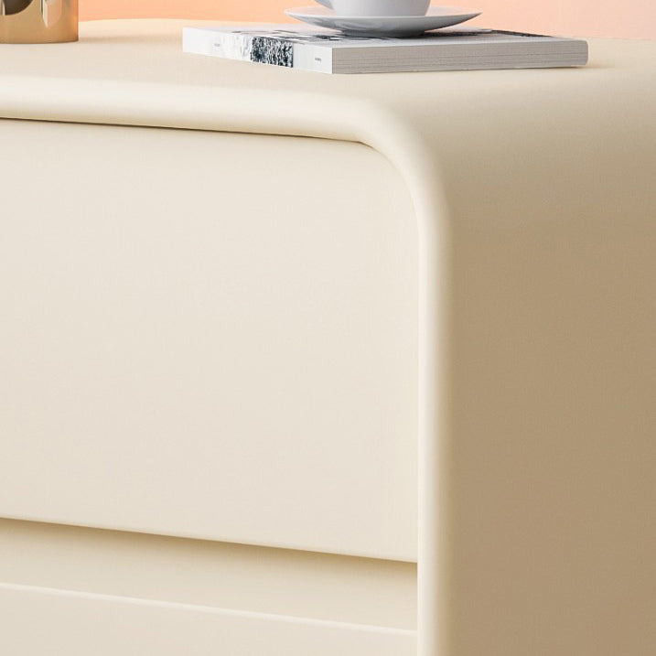 Massives Holzbett Nachttisch zeitgenössischer Nachtkabine mit 2 Schubladen