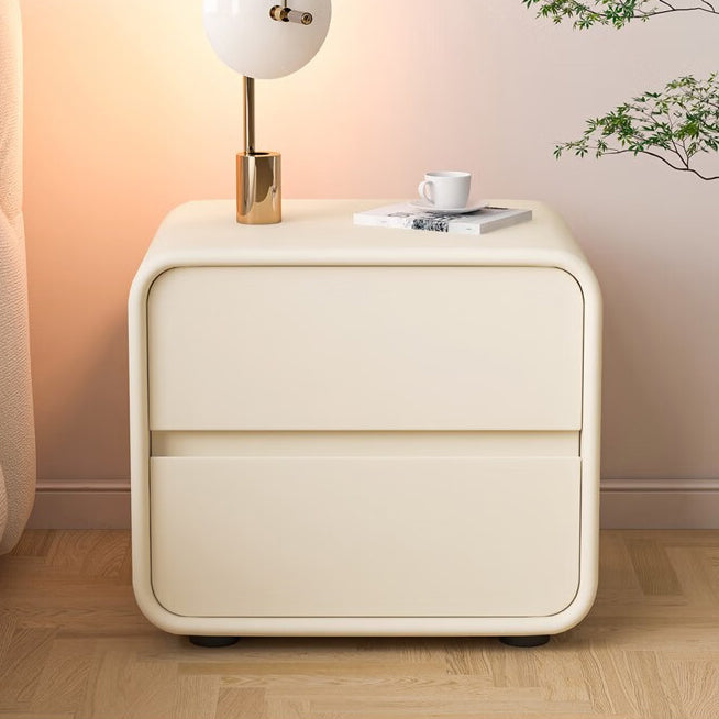 Massives Holzbett Nachttisch zeitgenössischer Nachtkabine mit 2 Schubladen