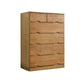 Traditional Solid Wood Storage Chest Soft-Close Drawers Bedroom Dresser
