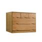Traditional Solid Wood Storage Chest Soft-Close Drawers Bedroom Dresser