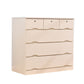 Traditional Solid Wood Storage Chest Soft-Close Drawers Bedroom Dresser