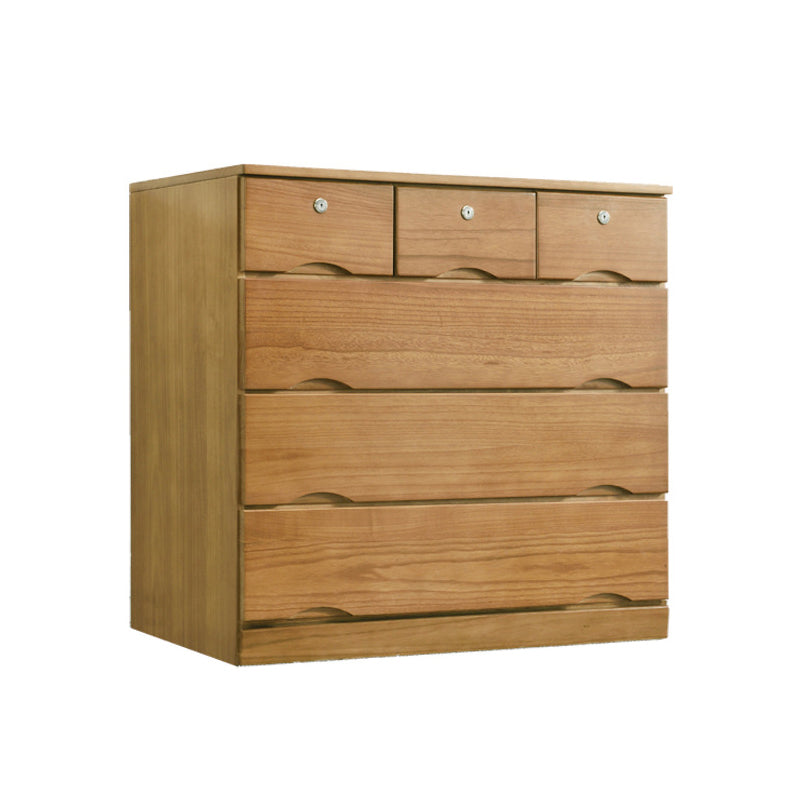 Traditional Solid Wood Storage Chest Soft-Close Drawers Bedroom Dresser