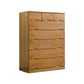 Traditional Solid Wood Storage Chest Soft-Close Drawers Bedroom Dresser