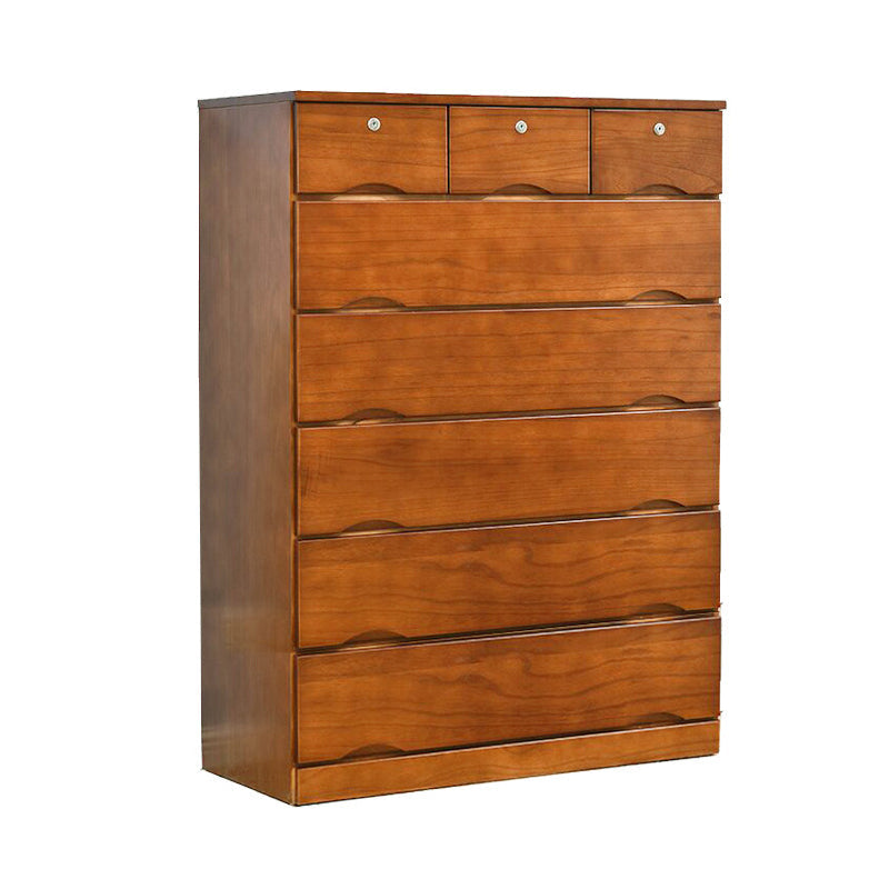 Traditional Solid Wood Storage Chest Soft-Close Drawers Bedroom Dresser