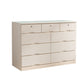 Traditional Solid Wood Storage Chest Soft-Close Drawers Bedroom Dresser