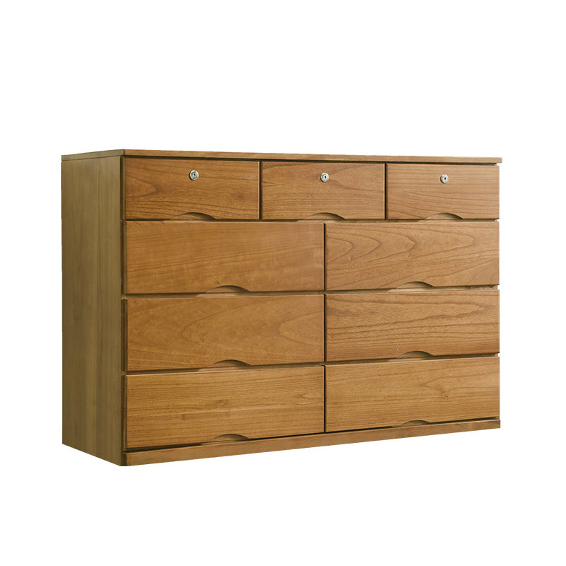 Traditional Solid Wood Storage Chest Soft-Close Drawers Bedroom Dresser