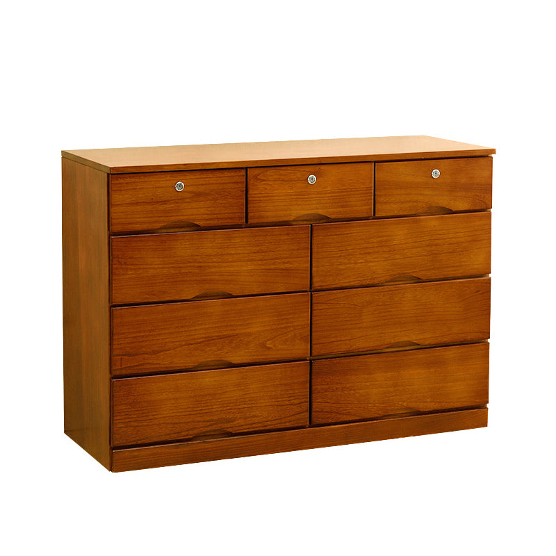 Traditional Solid Wood Storage Chest Soft-Close Drawers Bedroom Dresser