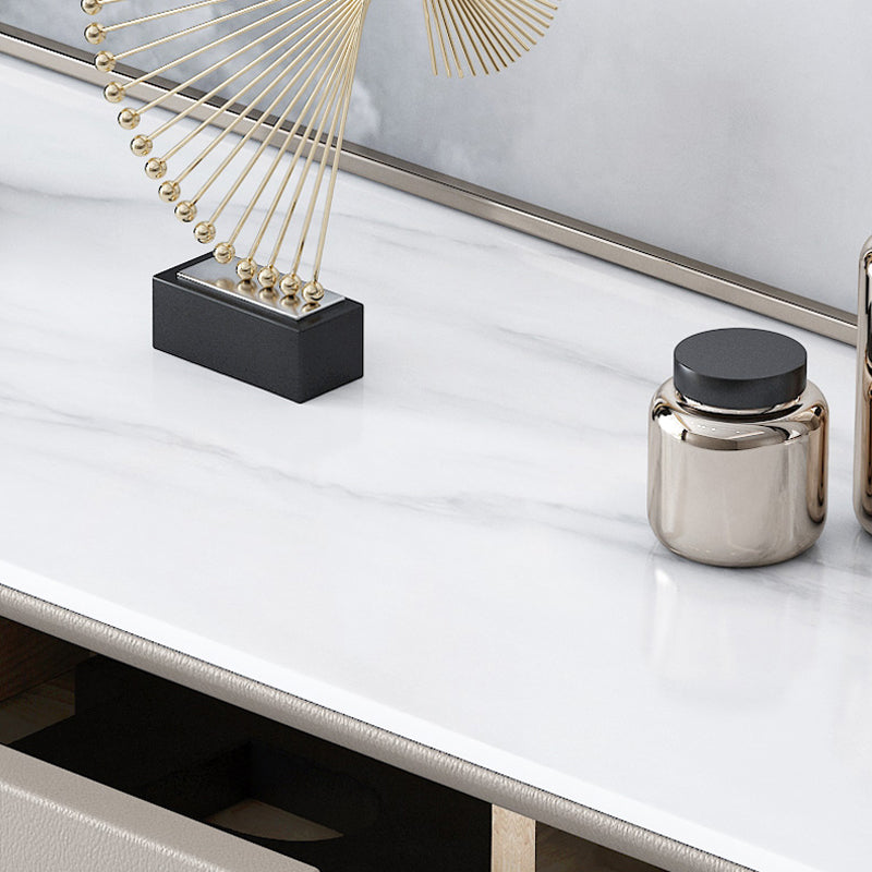 Cassettiera portaoggetti verticale in legno massello per camera da letto Glam con cassetti