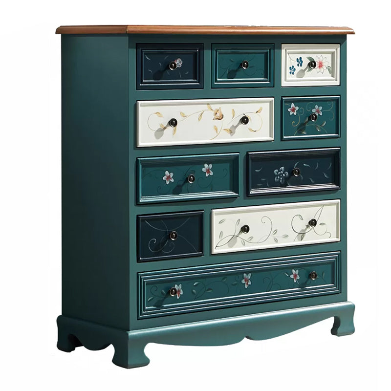 Cassettiera portaoggetti nautica Cassetta portaoggetti in legno massello con 7/10/12 cassetti