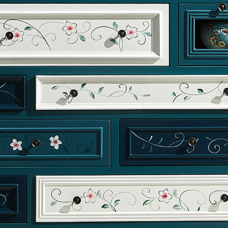 Cassettiera portaoggetti nautica Cassetta portaoggetti in legno massello con 7/10/12 cassetti