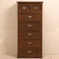 Nautical Bedroom Solid Wood Storage Chest Vertical Chest with Drawers