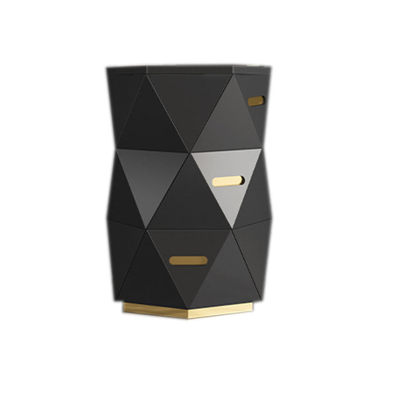 Cassettiera portaoggetti Glam da 17,55 pollici di larghezza con 3 cassetti