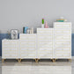 Cómoda de almacenamiento de dormitorio contemporánea Cómoda vertical de madera con cajones