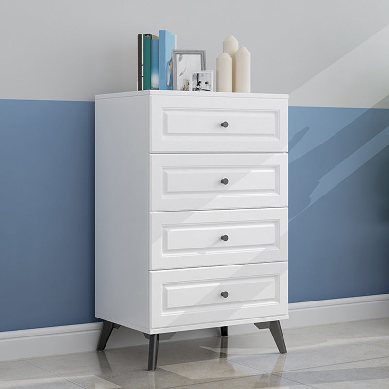Cómoda de almacenamiento de dormitorio contemporánea Cómoda vertical de madera con cajones