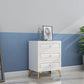 Cómoda de almacenamiento de dormitorio contemporánea Cómoda vertical de madera con cajones