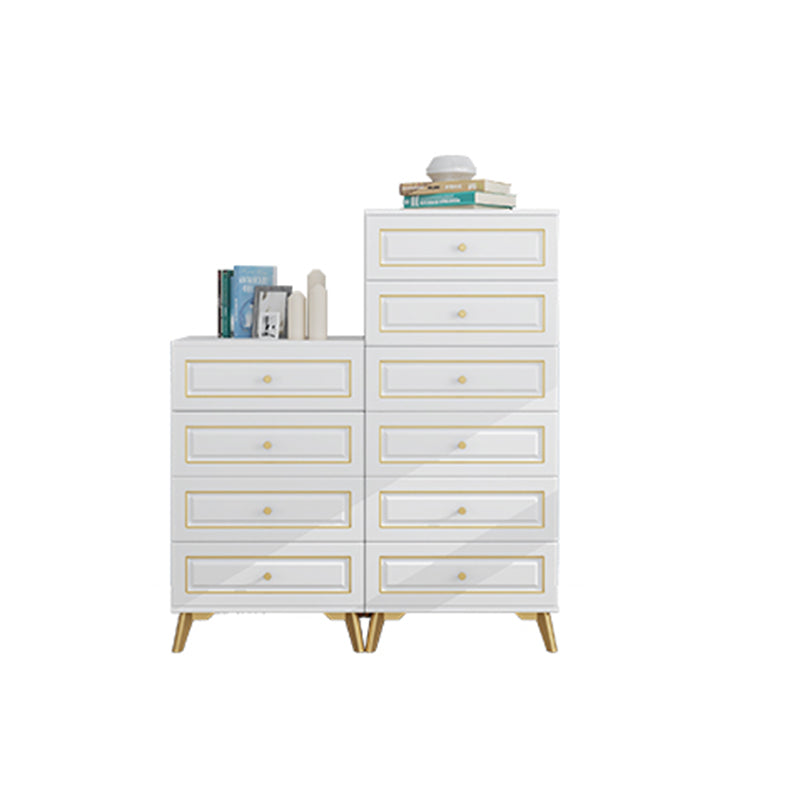 Cómoda de almacenamiento de dormitorio contemporánea Cómoda vertical de madera con cajones