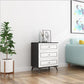Cómoda de almacenamiento de dormitorio contemporánea Cómoda vertical de madera con cajones