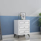Cómoda de almacenamiento de dormitorio contemporánea Cómoda vertical de madera con cajones