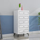 Cómoda de almacenamiento de dormitorio contemporánea Cómoda vertical de madera con cajones