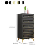 Torace della camera da letto contemporanea petto verticale in legno con cassetti